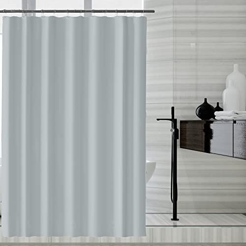 LLSCL Grey Fabric Shower Curtain Liner with Bottom Counterweight, Waterproof Hotel Quality, 72 x 72 Machine Washable by LLSCL - Used condition - US$7.44
