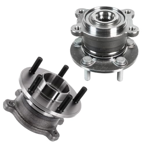 Detroit Axle - 2 Rear Wheel Bearing Hubs Assembly for
