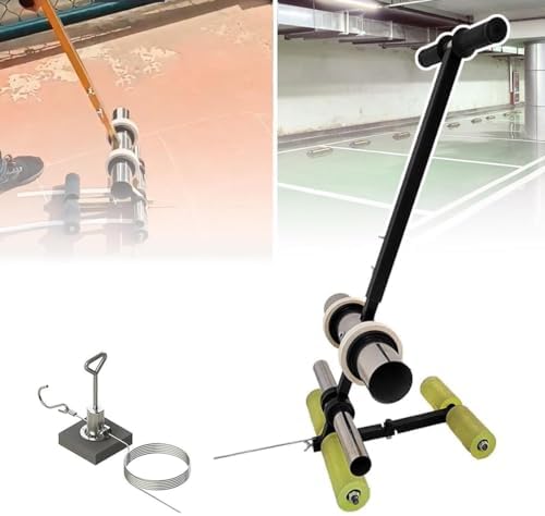 Basketball Court Marking Kit - Adjustable Spacing & Easy Application Tape Roller for Professional Lines,