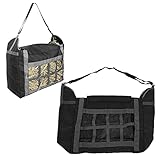 Bolsa de Hierba para Caballos, Tela Oxford de Alta Capacidad 600D, Bolsa de Almacenamiento de Paja de Hierba marchita para Suministro de alimentación para Caballos y Cabras