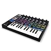 Reloop Keypad Pro Compact USB-MIDI DAW workstation with full Bitwig integration, 4-in-1 Station: master keyboard, drum pads, mixer unit & DAW controls