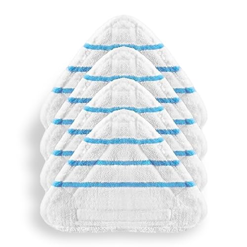 4 pcs Serpillere Balai Vapeur,Vapeur pour Balai Vapeur pour Silvercrest Lidl Universel,Accessoires pour Nettoyeurs Vapeur,Housse en Microfibre