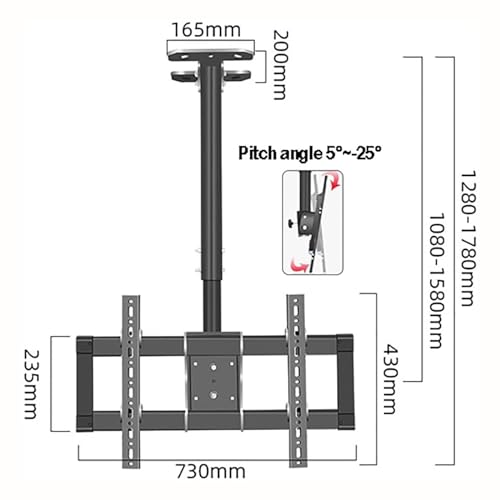 Support TV universel pour optimiser l'espace et les angles