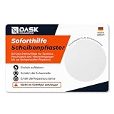 2 Stück Scheibenpflaster Auto Steinschlag Glasschaden Windschutzscheibe Schutz Pflaster Soforthilfe DASK