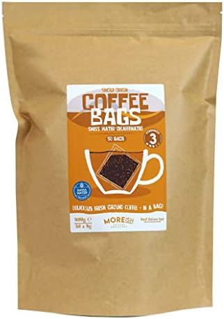 Moreish Decaf Coffee Bags - Swiss Water Decaffeinated, Single Origin (x50)