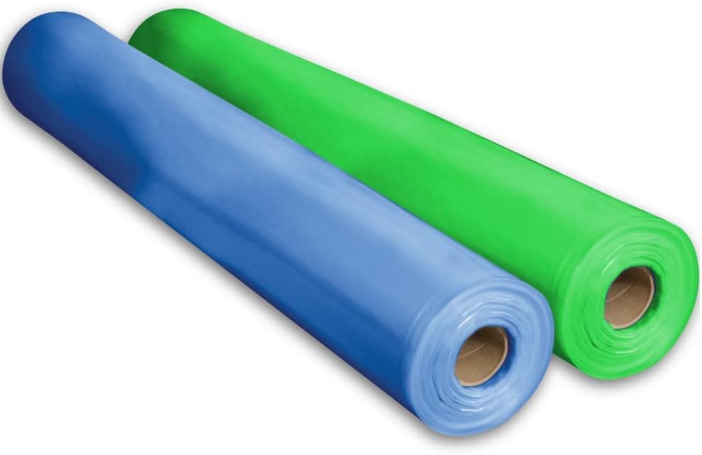 Farm Plastic Supply - Concrete Vapor Barrier - 10 mil - Heavy Duty Plastic Tarp, Polyolefin Vapor Barrier Plastic Sheeting, Painters Tarp, Roll of