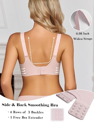 Image of Avidlove Wireless Bra for Women Seamless Push Up Full Coverage Bra Comfort Bralette Support Everyday Bra