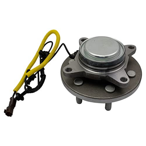 Image of TRQ Front Left and Right Wheel Bearing and Hub Assembly Set 2 Piece Compatible with 18-20 Ford Expedition F-150 18-20 Lincoln Navigator RWD Models