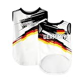 Personalisiert Hunde Trikot Deutschland Wm Shirt Mit Name Nummer Fussball Hundeshirt Für Kleine Mittlere Große Katze Haustier Kleidung