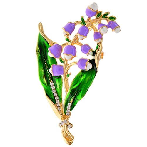 Bouquet de mariage broches en émail et magnolia en strass le cadeau idéal pour femme