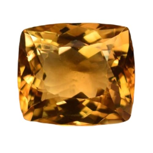 Citrine naturelle coussin pour fabriquer votre bague de mariage personnalisée diy