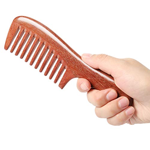 Onedor Handmade 100% Natural Red Sandalwood Hair Combs - Image 4