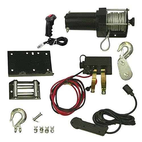 RAREELECTRICAL New Winch Kit And Remote Compatible With Yamaha Honda Canam Kawasaki Polaris Bombardier Atv Utv 2500Lb By Part Numbers Win0014 Rw00704 773810904 Win2600