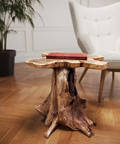Kare Design Side Table Tree Small Nature, Brown, 51 x 51 x 42 cm