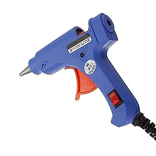 Image of Diy Crafts 10257 Glue Sticks Mini Handy 20 Watt Hot Melt Gun, Multicolor, 51 Piece