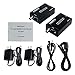 Eazy2hD HDMI Extenders Over Single RG6 Coaxial Cable up to 100m/328ft Support IR Remote Control - US Plug