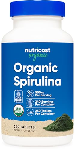 Nutricost Organic Spirulina Tablets