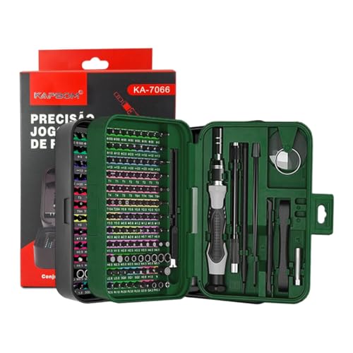 Kit Chave de Fenda Eletronicos 118 Peças + Bits Multifuncional Manutençao Celulares Manutençao Celul