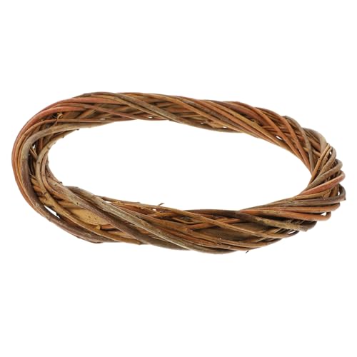 Alipis Couronne en Osier Ronde 30 Cm en Saule Naturel Robuste pour Bricolage Décoration Intérieure Noël Mariage