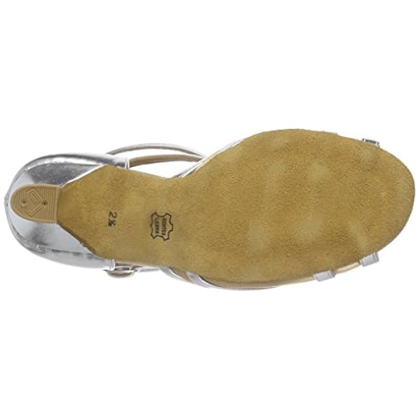 Diamant Scarpe da Ballo da Donna 035-077-087 - Raso/Mesh Bronzo - 5 cm Flare - Suola in camoscio - Made in Germany