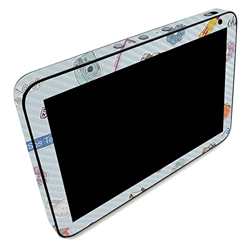 Image of MightySkins Carbon Fiber Skin Compatible with Amazon Echo Show 8 (Gen 2) - VSCO2 | Protective, Durable Textured Carbon Fiber Finish | Easy to Apply | Made in The USA