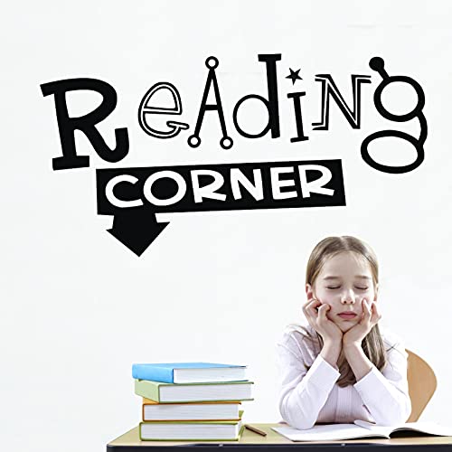 Quotes Wall Decor Stickers For Library Reading Corner Letterings Wall Decals Creative Wall Posters Vinyl Peel And Stick Wall Art Murals For Nursery Classroom Kids Room #TOP1