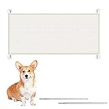 【Ideal para Mascotas】 Las puertas de seguridad para mascotas se pueden usar para separar pasillos, cocinas, dormitorios y escaleras. Coloque a su mascota en un área de actividad fija, puede evitar que lo molesten.