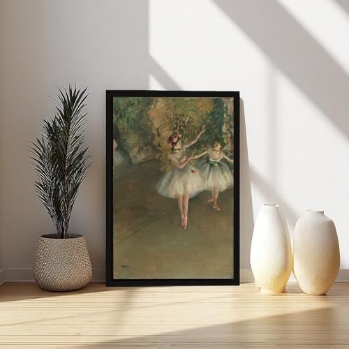 Impression sur toile Edgar Degas decoration murale salon et bureau avec cadre suspendu