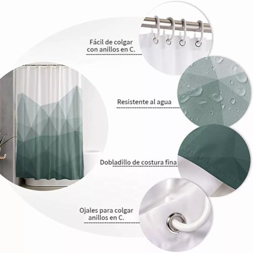 Catálogo para Comprar On-line Cortinas de ducha favoritos de las personas. 24 Imagen adicional