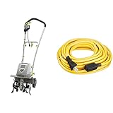 高儀(Takagi) EARTH MAN 電動耕うん機 GCV-1050A & 高儀(Takagi) EARTH MAN 園芸用 1ツ口抜け防止コンセント付延長コード 10m【セット買い】