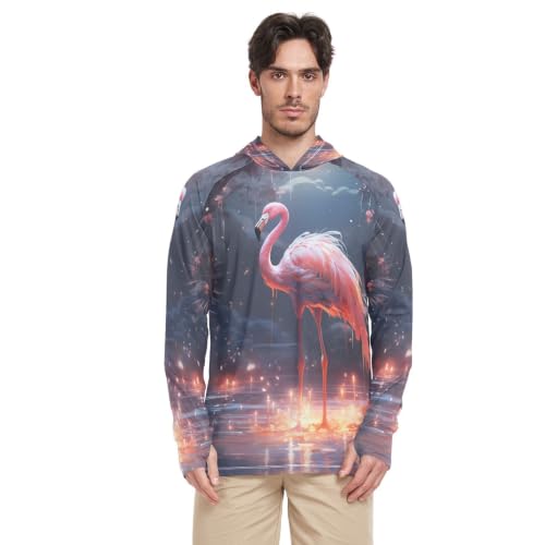 Rash guard homme manches longues protection solaire UPF 50+ col rond t-shirt pêche running outdoor