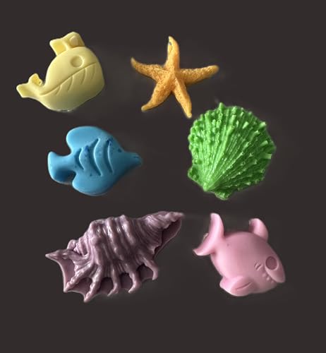 Decorative Mini Ocean Soap Set Handmade Seashell Shaped Soap Bars
