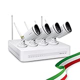 ✅ [RIPRODUZIONE E REGISTRAZIONE] Utilizzalo per tenere sempre sotto controllo la tua casa, il tuo garage, il tuo negozio oppure il tuo Ufficio, collega il Monitor oppure direttamente la TV di casa per vedere in diretta le telecamere Wifi oppure rivedere le tue registrazioni quando vuoi. Questo Kit supporta Hard Disk fino a 6 Terabyte Sata (non incluso)