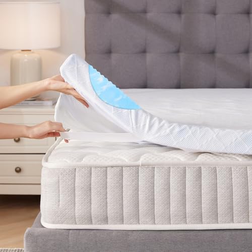 LANOX Matratzen Gel Topper 180x200cm 5cm Höhe H3, 5-Zonen Memory Foam Matratzentopper, Abnehmbaren und Waschbaren Bezug, für Boxspringbett Wohnwagen Schlafsofa