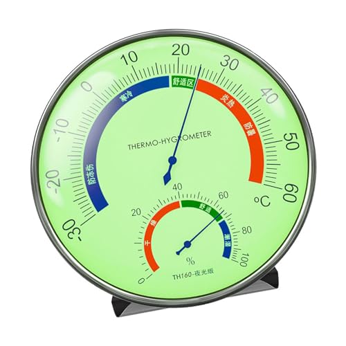 Thermomètre hygromètre haute précision en acier inoxydable