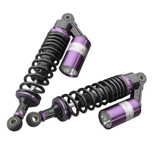 CM200T用 CX500用 TX650用 スズキ用 カワサキATV用 ブラック 1ペア ユニバーサル 320mm オートバイ用エアショックアブソーバー バイク 用 油圧 リアショック