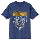 Bioworld The Goonies Movie Men's Bike Club Navy Heather Graphic T-Shirt-Large