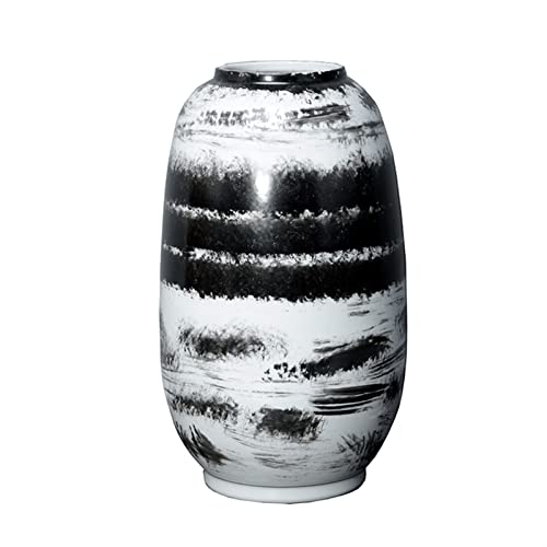 Vase à fleurs en céramique grand modèle pour habiller un meuble de salon vide