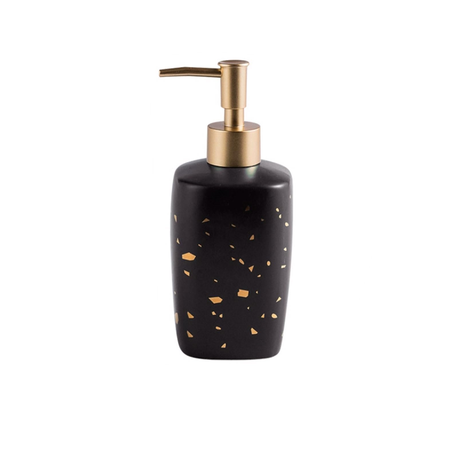 Dispensador de jabón de mármol y cerámica Noir para decorar cocinas modernas y baños