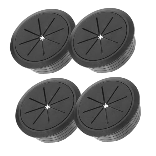 4 Piezas Tapones Redondos para Agujeros de Cable Cubiertas de Agujeros de Escritorio Duraderas para Gestión de Cables Sin Costuras Instalación Fácil para Organizar Cables en Escritorios y Espacios de Trabajo miniatura 1