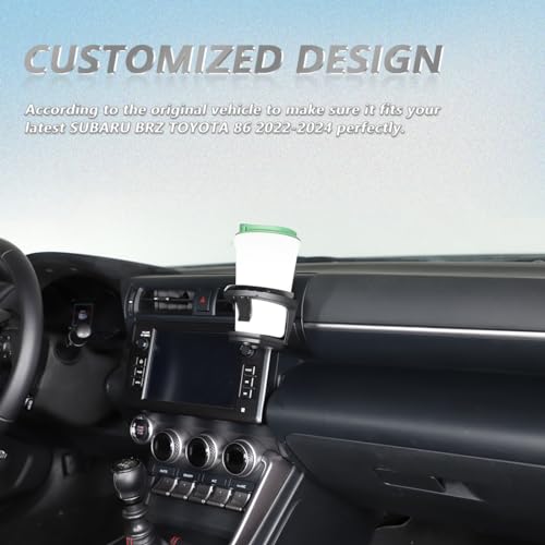 Portavasos para auto compatible Subaru BRZ Toyota 86 2022-2024 miniatura 3