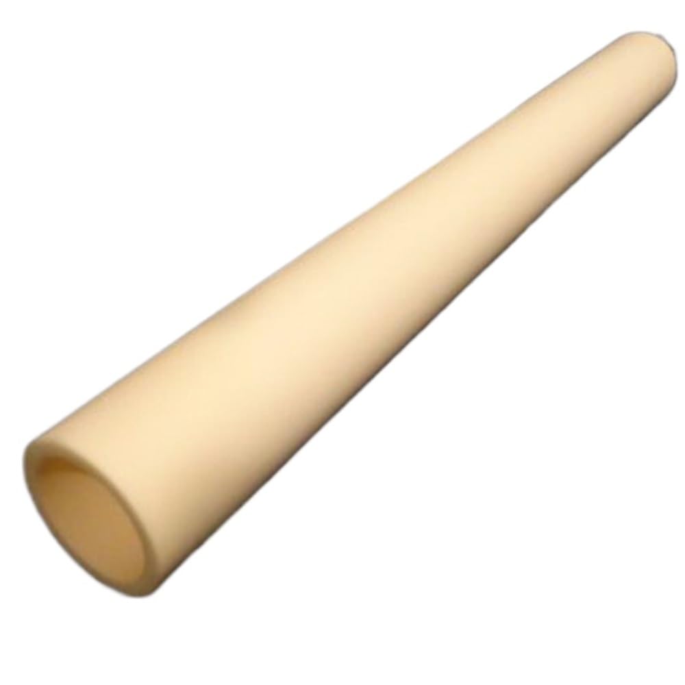 Mejor estabilidad térmica Tubo de cerámica de alúmina Longitud 300 mm, tubo de cerámica de alúmina de orificio único for la industria eléctrica 1 pieza(25mmx35mm)