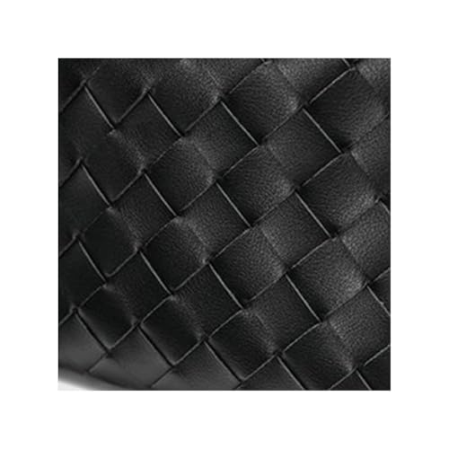 Vegan Leather Woven Hobo Bag – Mini Tote Purse, Braided