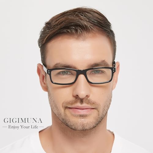 Image of Lucky Reading Glasses,Blue Light Readers Glasses For Women Men 0.0,Anti Bluelight Eyestrain UV Glare Reading /Gaming /TV /Phones Glasses,Magnifying Glass With Spring Hinge 4 Pack(ZF)