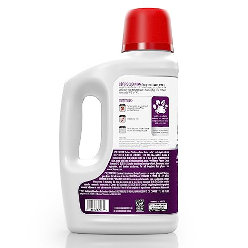 Hoover Paws & Claws Deep Cleaning Carpet Shampoo With Stainguard, Concentrated Machine Cleaner Solution For Pets, 64Oz Formula, Ah30925, White, Package May Vary #TOP1