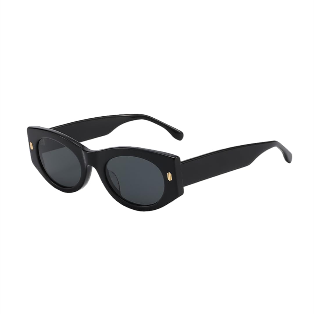 Gafas de sol gruesas de acetato estilo ojo de gato para exteriores