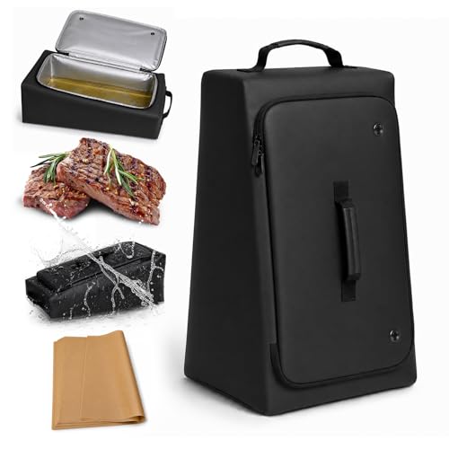 Image of BBQ Blanket for Resting Meat, 270 Opening Leak-Proof Insulated Meat Resting Bag with Butcher Paper, BBQ Brisket Blanket for Pork Shoulder /Steak /Turkey, Smoker Grilling Accessories Gifts for Men /Dad