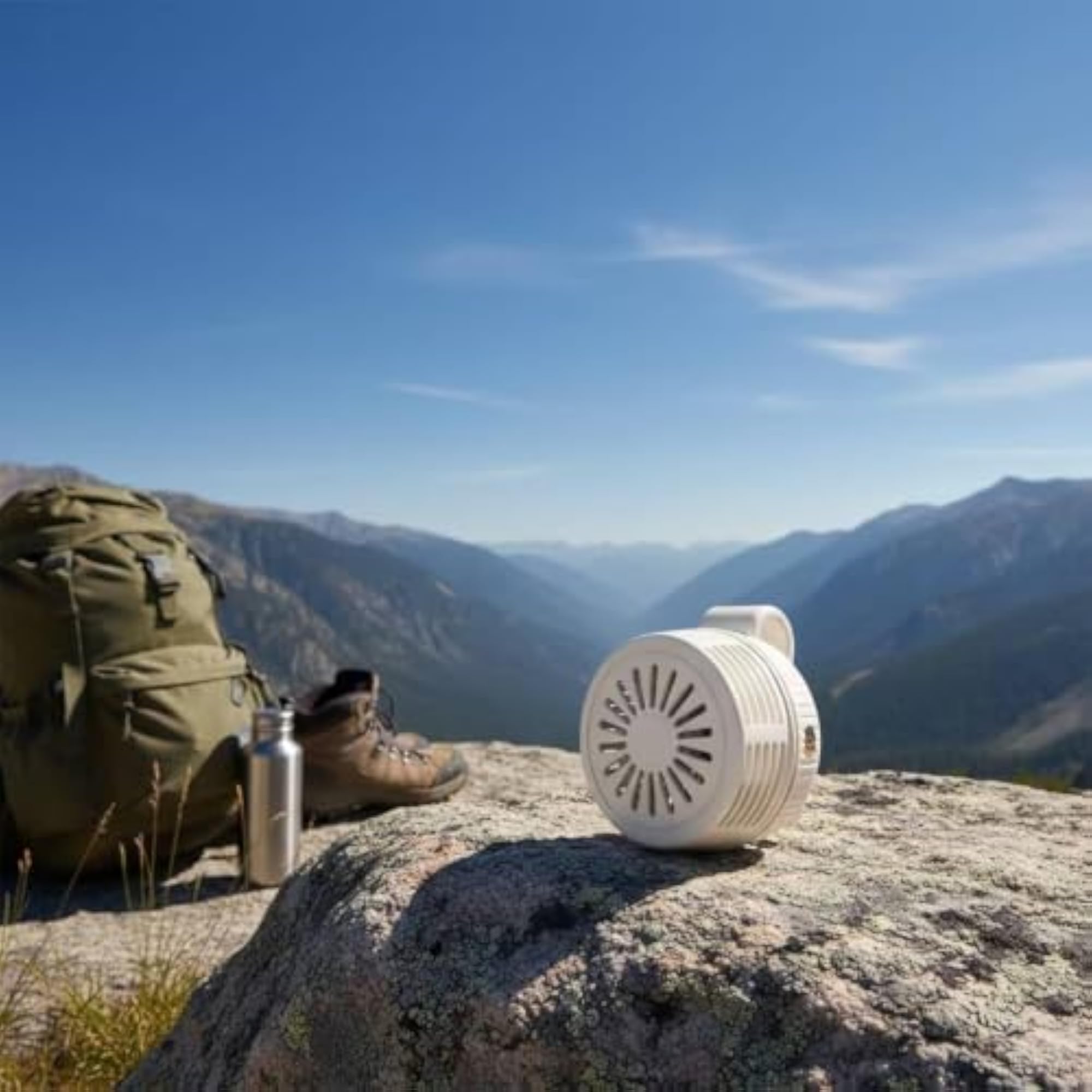 Compact Portable Clamp-on Fan, 3-Speed Hands-Free