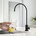 KRAUS Purita 2-Stage Under-Sink Filtration System with Single Handle Drinking Water Filter Faucet in Matte Black