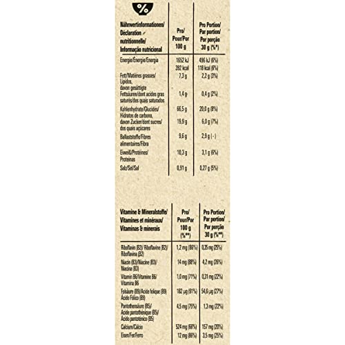 Nestlé Clusters Mandel, Cerealien für ein leckeres Frühstück mit knackigen Mandelblättchen, 1er Pack (1x325g)